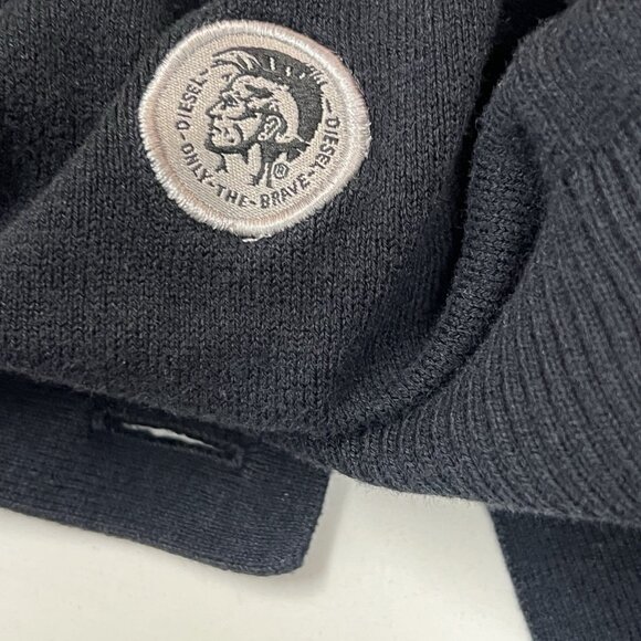 Diesel Black Womens Cardigan Size S Small Button Front - Picture 7 of 9